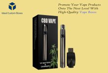 Promote Your Vape Products onto The Next Level with High-Quality Vape Boxes