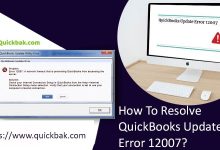 QuickBooks Update Error 12007